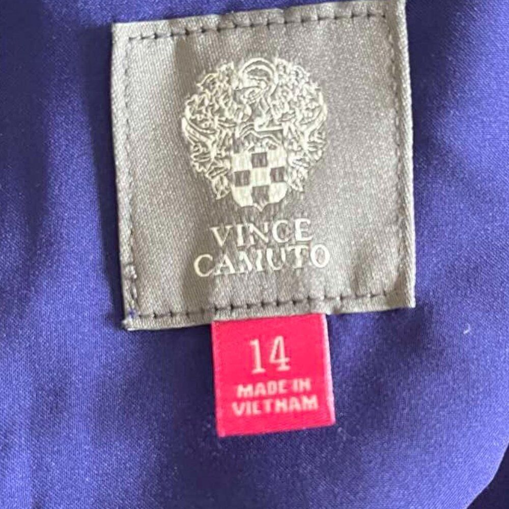 Vince Camuto Women's purple Dress 3/4 Sleeve size 14 - Picture 5 of 13